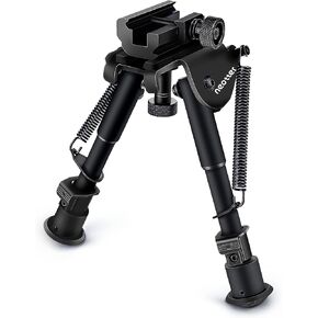 Neotter Swivel Bipod with 360 Degree Rotation Swivel Panning Picatinny/Weaver Mount, 6-9 Inches