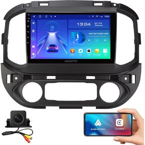 5G WiFi 8 Core 1280 * 720 Resolution 9 Inch Car Stereo Radio for Chevy Colorado GMC Canyon (Without Bose) 2015-2018 with Carplay Android Auto Android 12.0 Support 48EQ Mirroring Rear1080P Camera SWC
