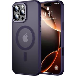 for iPhone 16 Pro Max Case, MagSafe [Never Yellowing] Shockproof Military-Grade Protection Official Color Match Magnetic Phone Cover for iPhone 16 Pro Max, Official Clear