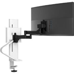 Ergotron – Trace™ Single Monitor Arm, VESA Desk Mount – for Monitors Up to 38 Inches, 6.5 to 21.5 lbs – Matte Black