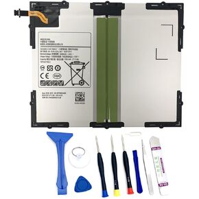 EB-BT585ABE Battery Compatible with Galaxy Tab A 10.1 inch 2016 SM-T580 SM-P580 SM-P585M SM-T585C SM-T587 SM-T587P Series Tablet EB-BT585ABA 3.8V 7300mAh 27.74Wh