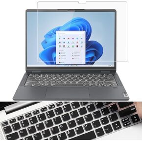 2 Pack Anti Glare Matte Screen Protector for Lenovo Ideapad Flex 5 14"(82R9 82R7) Gen 7 Touch Screen & Lenovo Flex 5 14/Flex 5i 14 14ALC7 14IAU7 14 inch Laptop Anti Fingerprint with Keyboard Cover