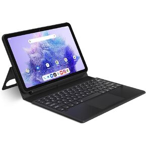 UMIDIGI Keyboard Case for Active T1 Tablet, Active T1 Tablet Keyboard Case with Easy-Set Magnetic Stand, Large Precision Trackpad, Removable Case - Black