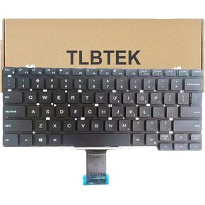 TLBTEK Keyboard Replacement Compatible with Dell Latitude 3300 5300,5300 2-in-1,5310,5310 2-in-1,7200 7300 E7300 Series Laptop