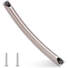 مقبض الميكروويف DE94-04313F، متوافق مع Samsung ME16A4021AS وME17R7011ES، مقبض باب الميكروويف من سبائك الألومنيوم، ملحقات مزلاج باب الميكروويف الفضي، قطع غيار الميكروويف