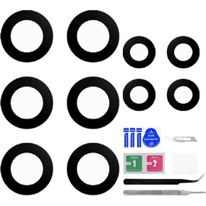for Samsung Galaxy A23 5G Rear Camera Lens Replacement - Adhesive Back Camera Glass Lens with Full Fix Tool Repair Kit Tweezers Dust Cloth for A23 5G SM-A236U A236U1