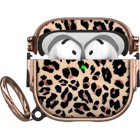 Maxjoy for AirPods 4 Case with Lock, Flower AirPod 4th Generation case Lock Protective Cute Case for AirPod 4 Case for Women Men with Keychain for AirPods 4th Generation Case 2024