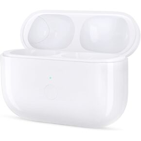 Replacement for AirPods Pro 1st 2nd Gen Charging Case, Wireless Charging Case Compatible with Airpod Pro 1 2 Generation Only, Bluetooth Pairing Sync Button, 660 mAh Battery, No Earbuds