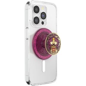 PopSockets Round Phone Grip Compatible with MagSafe, Adapter Ring Included, Phone Holder, Wireless Charging Compatible, Disney Villains - Poison Apple in Saudi Arabia