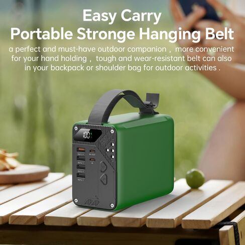 80000mAh High Capacity PD 30W Power Bank Fast Charging 22.5W Portable USB C Battery Packs with 5 Outputs & LCD Display Battery Bank for iPhone, Samsung, iPad ,Macbook & Outdoors Camping (GREEN) in Saudi Arabia