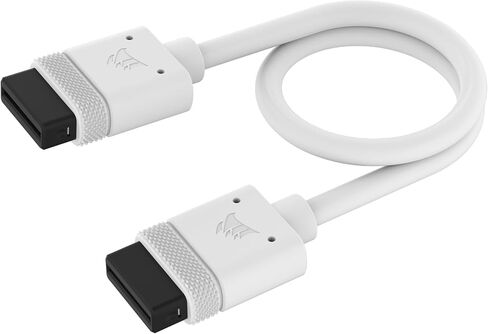 كابلات Corsair iCUE Link - 2X 200 مم مستقيمة - أبيض in Saudi Arabia