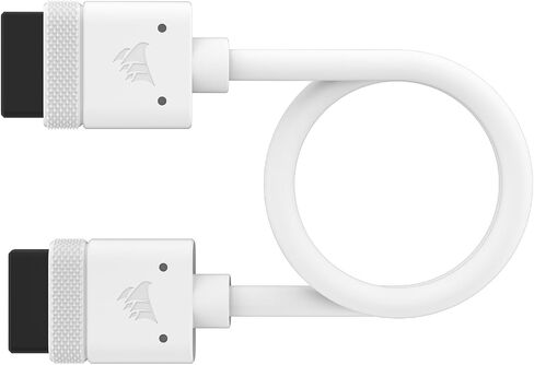كابلات Corsair iCUE Link - 2X 200 مم مستقيمة - أبيض in Saudi Arabia