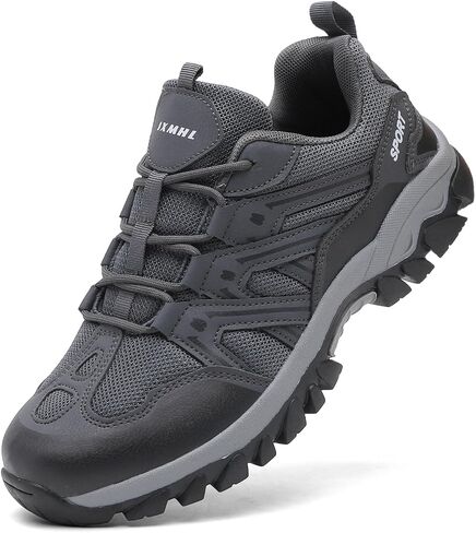 MAIZUN Men's Hiking Shoes Flexible Non-Slip Trekking Trail Shoes Lightweight Breathable Work Camping & Outdoors Walking Size 6.5-10.5 in Saudi Arabia