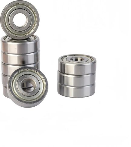 مجموعة مكونة من 10 قطع مكونة من 6203 محامل ZZ 17x40x12 مم مع أختام مطاطية ودعم عالي السرعة، مشحم مسبقًا، أداء مستقر، فعالية عالية من حيث التكلفة، محامل كروية ذات أخدود عميق in Kuwait