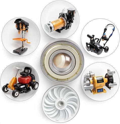 مجموعة مكونة من 10 قطع مكونة من 6203 محامل ZZ 17x40x12 مم مع أختام مطاطية ودعم عالي السرعة، مشحم مسبقًا، أداء مستقر، فعالية عالية من حيث التكلفة، محامل كروية ذات أخدود عميق in Kuwait