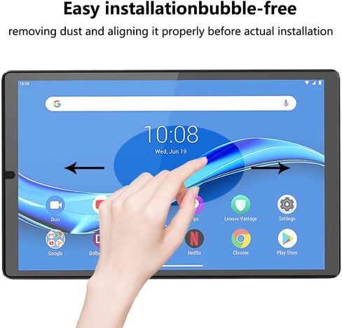 [2 Pack Screen Protector for Lenovo Tab M10 FHD Plus 10.3 Inch TB-X606F TB-X606X,Tempered Glass Screen Film Guard for Lenovo Tab M10 Plus (2nd Gen) 2020 Release in Kuwait