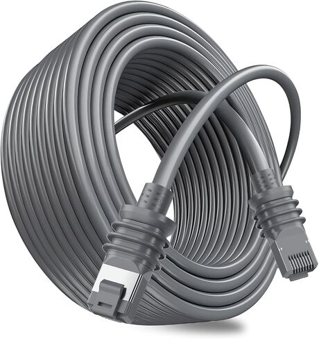 Starlink Cable Gen 3, 2000Mbps Starlink Gen 3 Cable, High Seepd Starlink Ethernet Cable, Waterproof Starlink Extension Cable, Replacement Cable for Starlink Gen3, V3, Mini, Gray （50FT） in Saudi Arabia