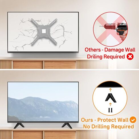 أرجل حامل التلفزيون لأرجل تلفزيون Insignia بدون أرجل تلفزيون مثقوبة على الحائط لأرجل حامل تلفزيون Insignia أقدام تلفزيون مضادة للانزلاق لاستبدال أرجل تلفزيون Insignia لتلفزيون Insignia Smart Roku مع جميع مجموعات البراغي in Kuwait