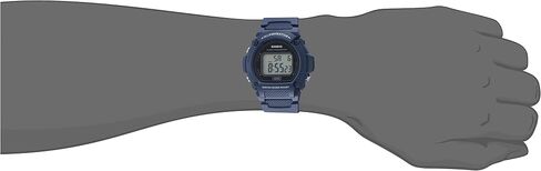 Casio Illuminator Alarm Chronograph Digital Watch W-219HB-5AVCF in Saudi Arabia
