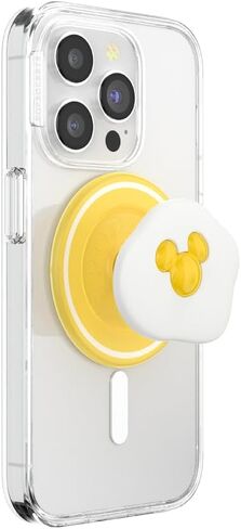 PopSockets Round Phone Grip Compatible with MagSafe, Adapter Ring Included, Phone Holder, Wireless Charging Compatible, Disney Villains - Poison Apple in Saudi Arabia