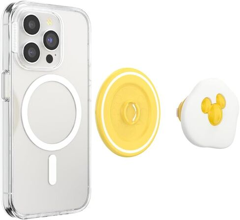 PopSockets Round Phone Grip Compatible with MagSafe, Adapter Ring Included, Phone Holder, Wireless Charging Compatible, Disney Villains - Poison Apple in Saudi Arabia
