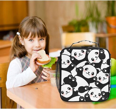 Urban Style Robots Lunch Box for Girl Boys, School Kids Lunch Bag Snacks Insulated Cooler Tote for Teen School Office Work in Saudi Arabia