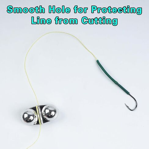 (Pack of 25) Fishing Attractor Bells Beads, Portable Catfish Rattles, Fishing Double Rattle for Luring Fish-(SCYORK) in Saudi Arabia