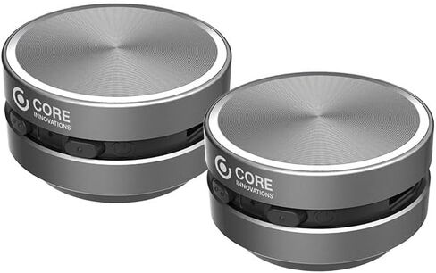 Core Innovations Home Theater Bundle with Projector, 120" Screen, and Two Mini Bluetooth Wireless Bone Conduction Instant Speakers, Sea Blue in Kuwait