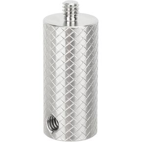 CAMVATE 1/4"-20 Male to M8 Female Extension Pole Adapter（Stainless Steel）-3692
