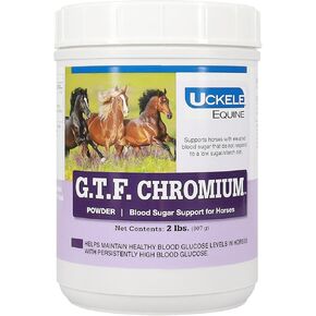 Uckele by SmartEquine GTF Chromium® Powder | Horse Metabolic Supplements, Supports Metabolic Function | 5 lb Bucket