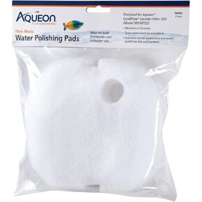 Aqueon Canister Filter Media Water Polishing Pad, White, Small