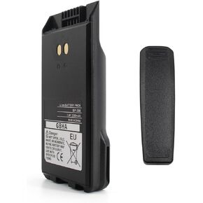 1PC BP-280 BP-279 Li-ion Battery 2200mAh Replacement for ICOM Radio IC-A16 IC-F1000 IC-F2000 IC-F1000D IC-F2000D IC-F1000S IC-F2000S F1100D F2100D IC-V10MR IC-V88 with 1PC Belt Clip