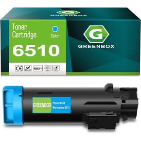 GREENBOX Remanufactured 6510 6515 106R03690 Cyan Toner Cartridge Replacement for Xerox Phaser WorkCentre 6510 6515 6510DNI 6510DN 6510N 6510DNM Printer (1Pack)