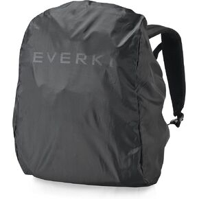 EVERKI Travel Backpack Rain Cover - Black Outdoor Back Pack Raincover, Ideal Travelling Backpack Cover, Anti Slip Lightweight Raincover for Bagpacks, Bookbag Shield, Perfect Travel Bagpack Accessories