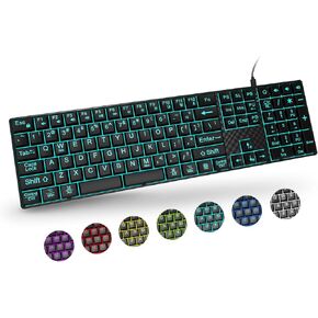 Aluminum Bluetooth Keyboard for Mac,Computer Wired Keyboard for Ipad+USB Dual Mode,Full Size Slim Quiet, Multi-Device Rechargeable Keyboard for iMac, MacBook Pro/Air