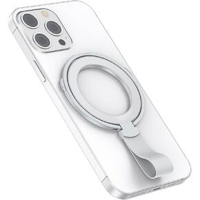 SooPii Magnetic Phone Grip Kickstand Compatible with MagSafe,Removable Cell Phone Ring Holder for lPhone 16,15,14 13, 12,Plus,Pro,Max, Mini,Black