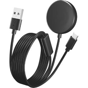 Bicmice Multi Charging Cable Fit for Samsung Galaxy Watch 7/6/6 Classic/5/5 Pro/4/4 Classic/3/Active 2/Active,2 in 1 Charger Cable with USB-C for Phone Tablet Earphone Multiple Devices