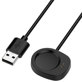 FitTurn USB Charging Cable Intended for Amazfit T-Rex 3 Smart Watch Charger, Magnetic USB-A Charging Cable Cord Adapter 3.3ft/100cm, Smart Watch Charger Cable for Amazfit Balance Accessories