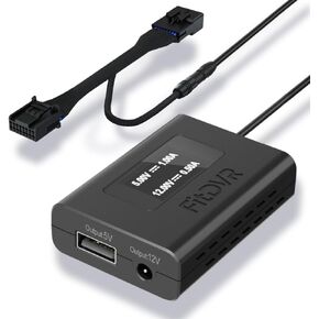 Dash Camera Power Adapter (16-Pin) for Toyota and Lexus and More, Dashcam Charger Cable, USB Power Source, 5V 12V Output, D3-011
