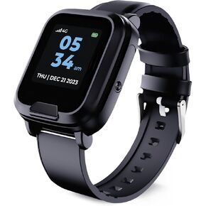 Smartwatch System | Waterproof Wearable Smartwatch with Help Button and GPS Location Service | Help at The Press of a Button 24/7 with No Cellular Contract Required