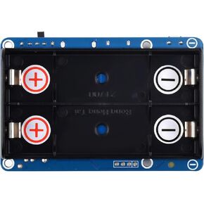 Waveshare PS HAT (D) for Raspberry Pi, Supports 21700 Li Battery (NOT Included), 5V Uninterruptible Power Supply, Pogo Pins Connector, Supports Charging and Power Output at The Same Time