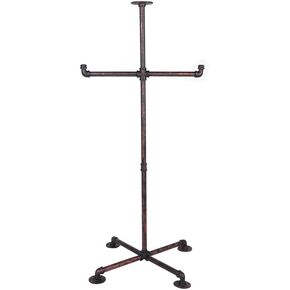 Heavy Duty Steel Tactical Gear Stand, Body Armor Stand, Plate Carrier Holder Stand, Tactical Gear Tree (Antique Copper)
