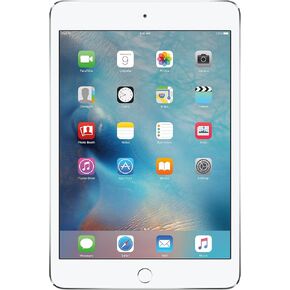 Apple iPad Mini 4, 64GB, Silver - WiFi + Cellular (Renewed)