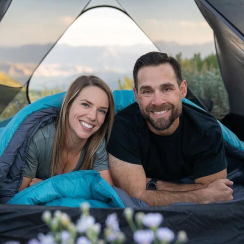TETON Mammoth, 20 Degree and 0 Degree Sleeping Bags, Double Sleeping Bag, A Warm Bag the Whole Family can Enjoy. Great Sleeping Bag for Camping, Hunting and Base Camp. Compression Sack Included in Saudi Arabia