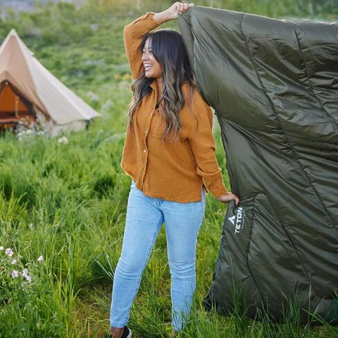 TETON Mammoth, 20 Degree and 0 Degree Sleeping Bags, Double Sleeping Bag, A Warm Bag the Whole Family can Enjoy. Great Sleeping Bag for Camping, Hunting and Base Camp. Compression Sack Included in Saudi Arabia