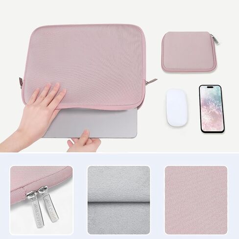 MOSISO Tablet Sleeve Case for 13 inch iPad Pro M4 & iPad Air M2 2024, iPad Pro 12.9 inch M2 M1 6th 5th 2022-2018 with Magic Keyboard&Smart Keyboard Folio, Neoprene Carrying Bag with Small Case, Black in Saudi Arabia