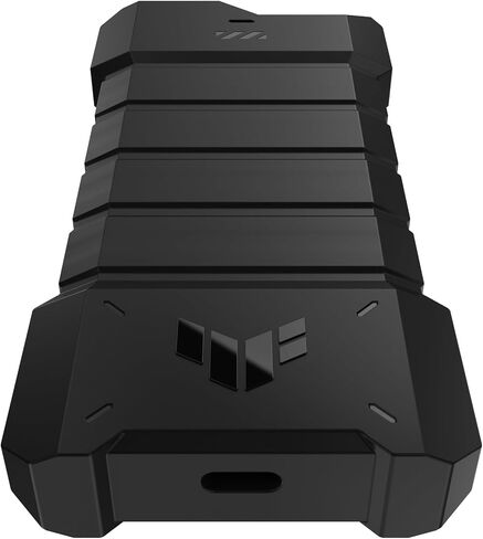 ASUS TUF Gaming AS2000 Plus —USB-C 3.2 Gen 2x2 Portable M.2 NVMe PCIe SSD 2 تيرابايت، سرعة تصل إلى 2000 ميجابايت/ثانية، مقاومة السقوط MIL-STD-810H، مقاومة الماء والغبار IP68، هيكل من سبائك الألومنيوم ووسادة حرارية in Saudi Arabia