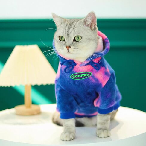 HDKUW Dog Hoodie Sweaters, Dog Winter Clothes, Pet Hooded Sweatershirt Pullover, Dog Outfit Coat Apparel for Small Medium Large Dogs Pink 8XL/11# in Kuwait