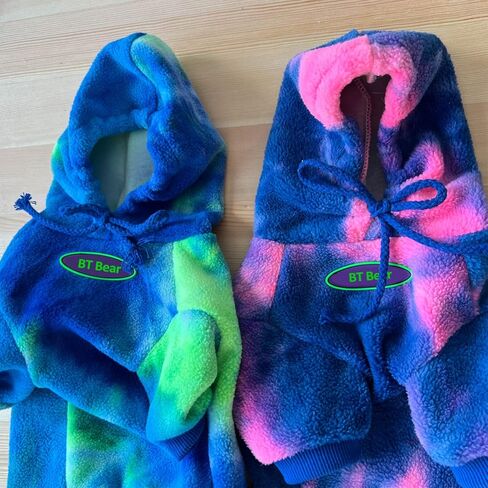 HDKUW Dog Hoodie Sweaters, Dog Winter Clothes, Pet Hooded Sweatershirt Pullover, Dog Outfit Coat Apparel for Small Medium Large Dogs Pink 8XL/11# in Kuwait