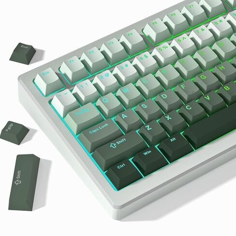 Womier Black Keycaps for Mechanical Keyboard, Shine Through Key caps in Kuwait